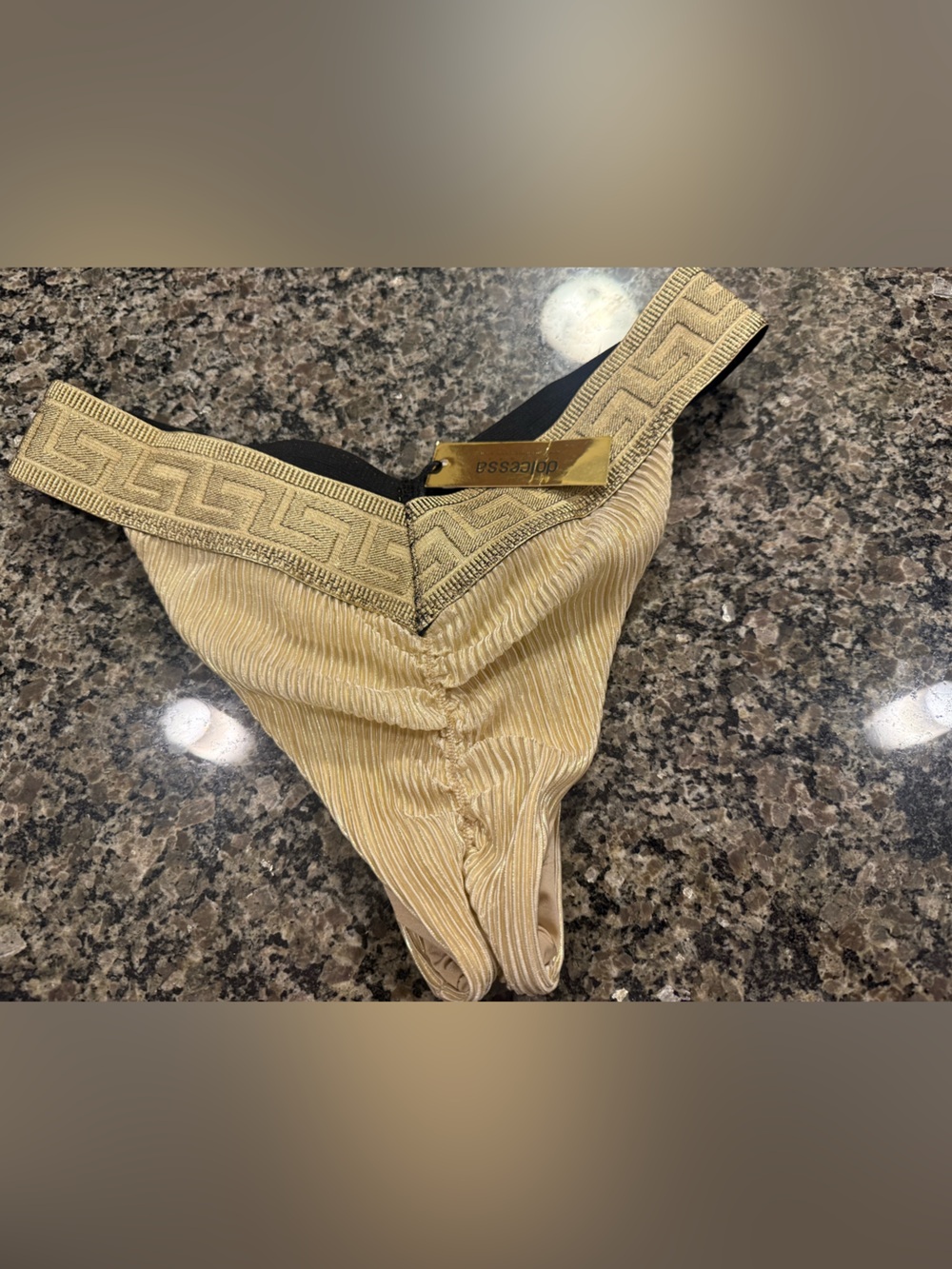 DOLCESSA GOLDEN SHINE VENUS BIKINI SET LARGE - Picture 9 of 11